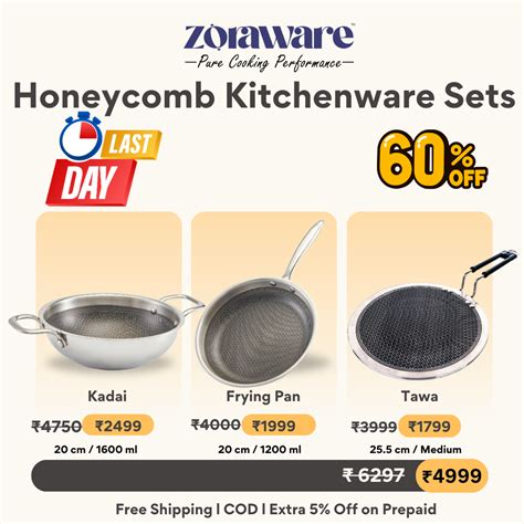 Triply Honeycomb Cookware Sets ( 4 Pcs Set) – ZORAWARE