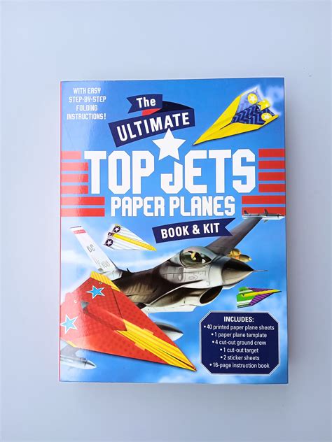 Top Jets Paper Planes - Book & Kit – Epic Kids Gift Boxes