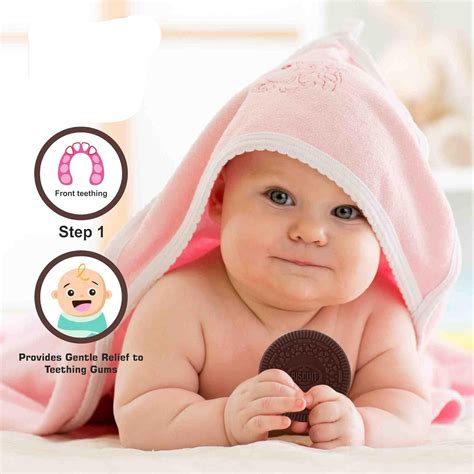 AM3516 Butter Queen Oreo Silicone Teether For Baby 1 Pcs – Amd-Deodap