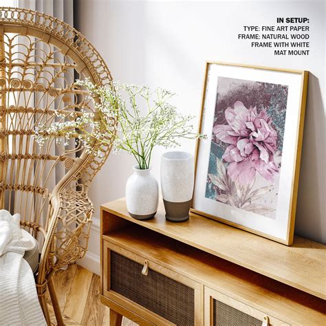 Pink Floral -1: Buy Flower Paintings & Botanical Art Online – Dessine Art
