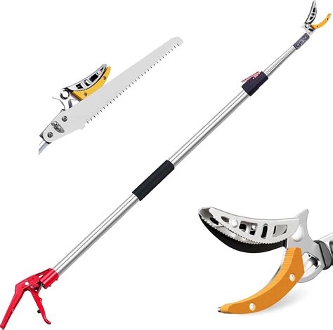 HASTHIP® Extendable Tree Pruning Trimmer 5.9-9.8ft Telescopic Fruit Tr ...