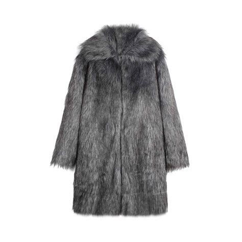 ZVNAΖH Mens Faux Fur Coat Long Warm Thick Overcoat Outwear Winter Fuzzy ...