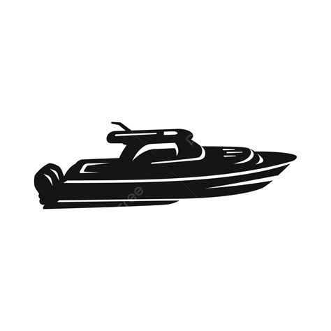 Speed Boat Silhouette