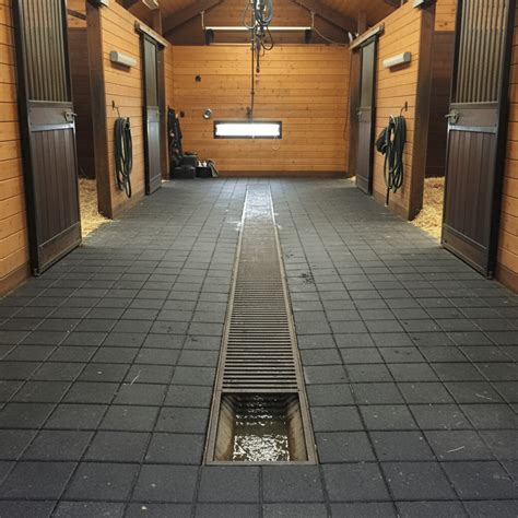 German Standards for Horse Stable Flooring & Drainage Systems