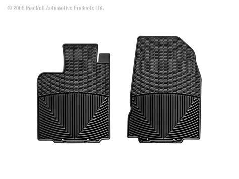 WeatherTech WeatherTech All Weather Floor Mats; Black; Front;