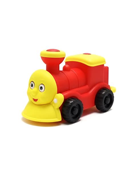 Cartoon Toy Train for Toddlers – Friction Powered Steam Engine with ...