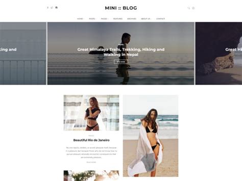 Image result for HTML Blog Sample