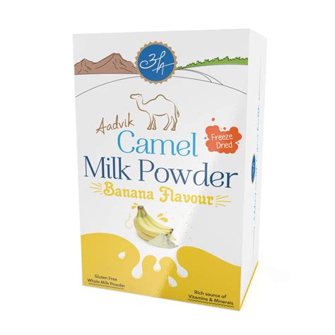 Buy Aadvik Camel Milk Powder I Banana Flavour I Freeze Dried | 1 Oz x 5 ...