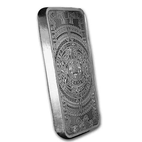 10 oz Silver Bar - Aztec Calendar - IDC COIN & BULLION