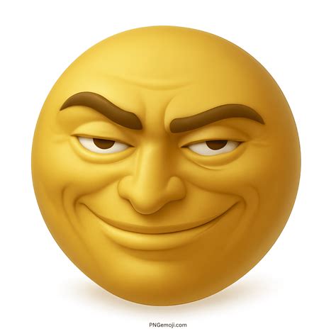 Sigma Troll Face Transparent, PNG 3D Images FREE » PNG Emoji