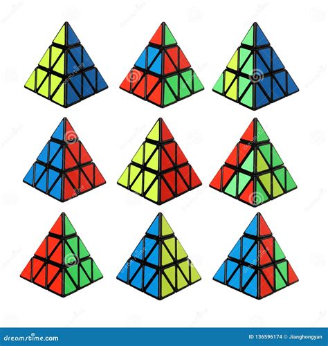 Rubik`s Cube in a Shape of a Pyramid Editorial Stock Image ...