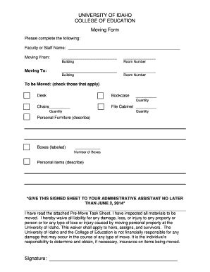 Fillable Online webpages uidaho Moving Form - University of Idaho ...