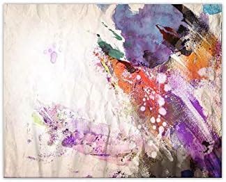 999store Wooden Framed Printed Abstract Canvas Painting (48 X 38 Inch ...