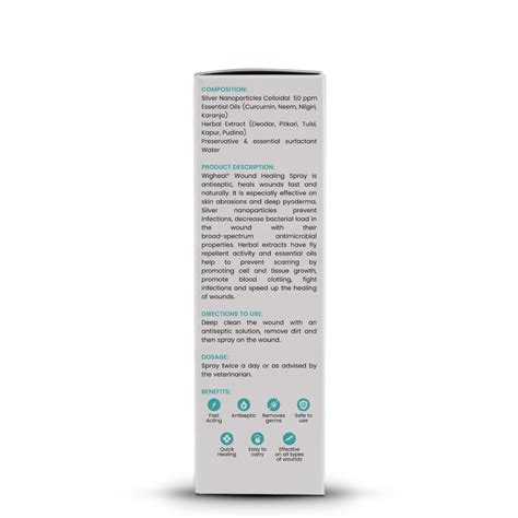 Buy Wigheal® Wound Healing Spray For Dogs & Cats - 50 ml Online In ...