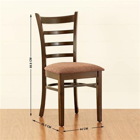 Buy Cleo Set of 2 Rubber Wood Dining Chairs - Brown from Helios by Home ...