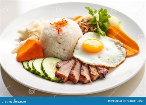 Com Tam, Vietnamese Dish with Broken Rice Served with Grilled Pork ...