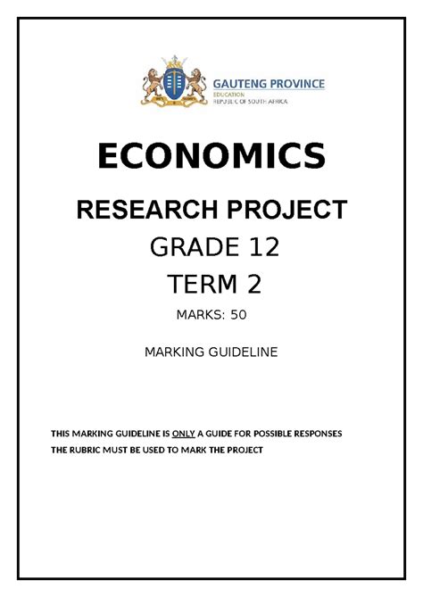 Image result for Economics Lessons Grade 12 Term 2