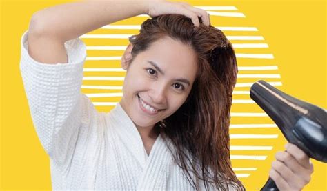 How to blow dry hair without frizz