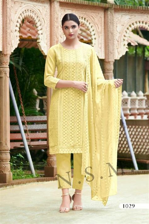 Seriema Kumb Liza Wholesale Heavy Schiffli Suits Readymade Collection ...