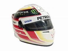 Formula 1 Mini Helmet by Lewis Hamilton 1 2 Scale Mini Race Helmet 2015 Mercedes Formula 1 Mini Helmet