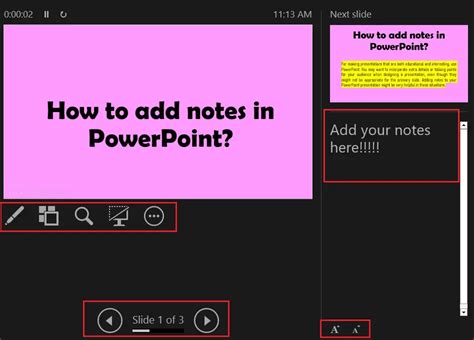 How to Insert Notes into PowerPoint Slides 的图像结果