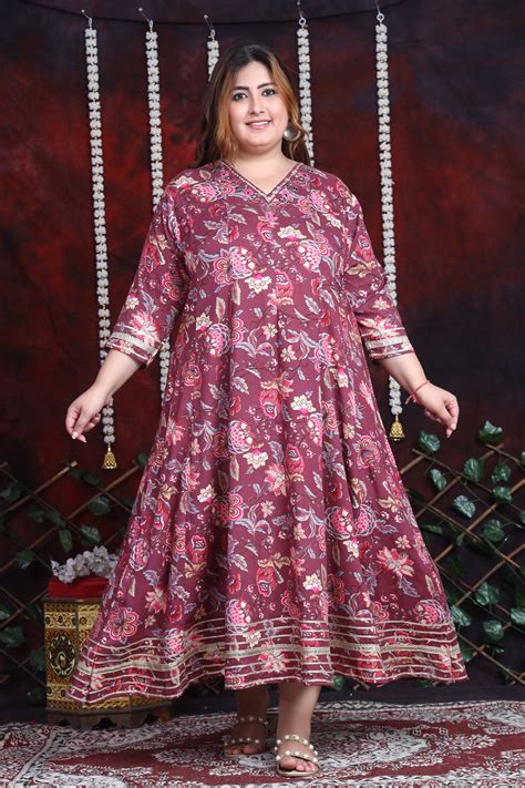 EthnixThread Cotton Anarkali Kurtas tailored for the woman who owns he ...