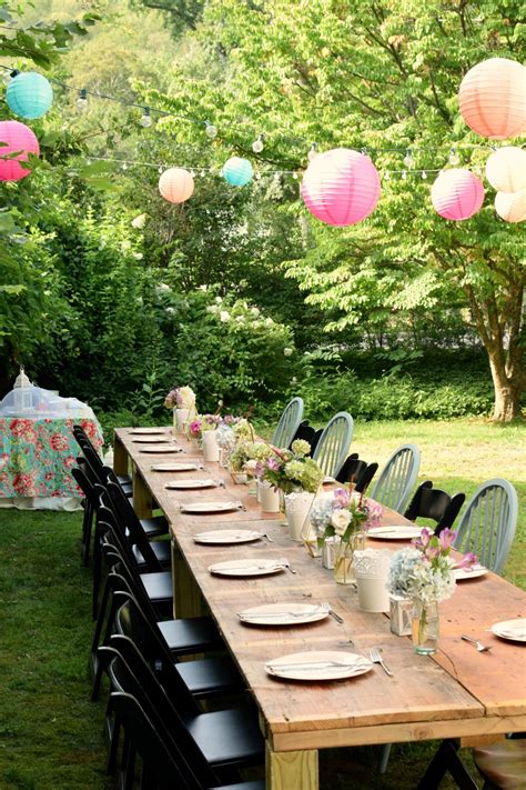 Garden Party Ideas Decorations