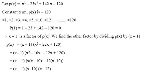 Image result for Factor Theorem Examples
