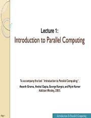 Parallel Computing Lecture 的图像结果