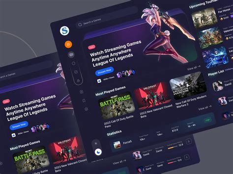 Gaming Dashboard - Web Development Portfolio | BMV SI