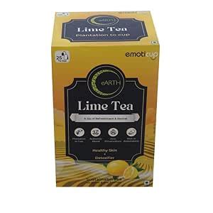 EMOTICUP Lime Tea Flavour| 25 Tea bags All Natural Flavour Perfectly ...