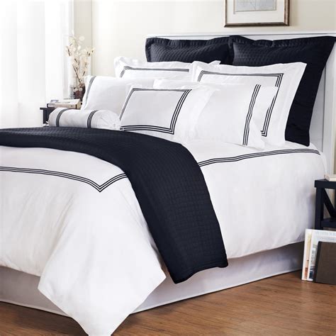 Buy Roxbury Park Baratto Duvet Set King with Tripple Navy Embroidered ...