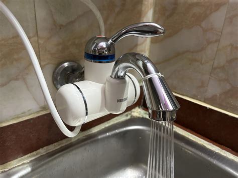 Buy NEXOMS Instant Heating Water Tap Wall Mounted with 3 Pin Indian ...