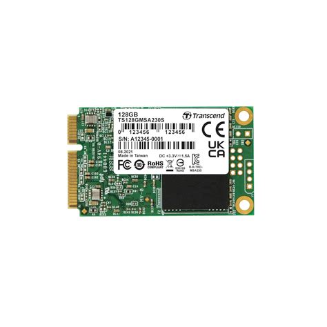 Amazon.in: Buy Transcend 128GB mSATA Internal SSD - mSATA SSD 230S ...