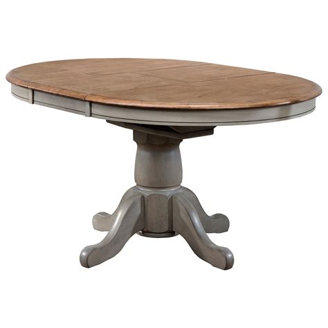 Winners Only Barnwell 42" Pedestal Table with 15" Butterfly Leaf ...