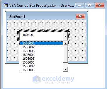 Image result for Excel VBA Combobox