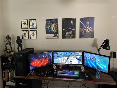 Image result for Three Monitor Computer Stations