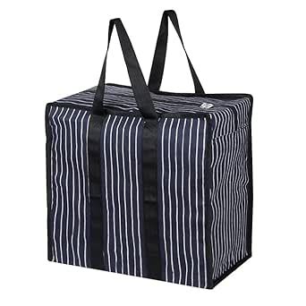 Double R Canvas Shopper Bag, Extra Large Heavy Duty, with Zipper and ...