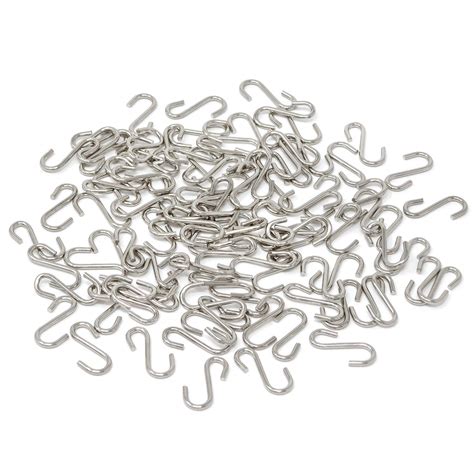 Honbay 100PCS Mini Metal S Shaped Hanging Hooks Connectors for DIY ...
