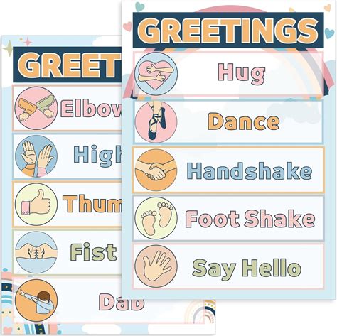 QOUBAI Boho Classroom Greetings Poster Decor, Classroom India | Ubuy