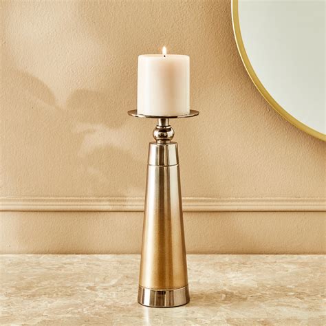 Buy Eternity Vogue Aluminium Pillar Candle Holder from Home Centre at ...