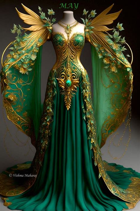 Zodiac Fairy Gown May by Vishma Maharaj Fairy Gown, Fairy Dresses ...