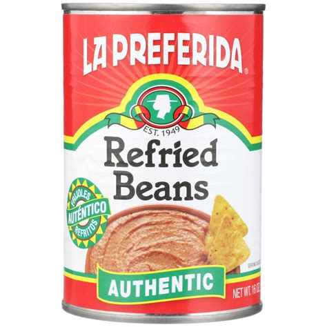 La Preferida Authentic Mexican Refried Beans, Easy to Prepare, 16 oz ...