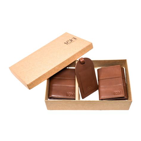 RAVELLO MEN'S GIFT SET - VINTAGE TAN