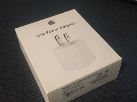 Apple Original Wall Charger iPod iPhone SEALED BOX A1385 USB Power 5W ...