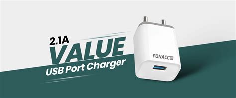 Best 2.4A One USB Port Charger | Wall Charger Online - Fonacc Fonacc ...