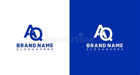 Letter AQ Logo Design. this Logo Incorporate with Abstract Typeface in ...