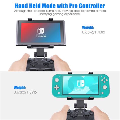 KDD Switch Pro Controller Clip Mount for Nintendo Switch/Switch Lite ...