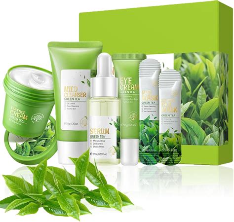FEXPDL Skin Care for Teenage Girls, Green Tea skin Care Sets 6 PCS ...