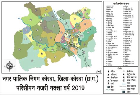 Map of Korba | Municipal Corporation Korba